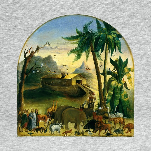 Noah's Ark (1870) by Joseph Henry Hidley by MasterpieceCafe